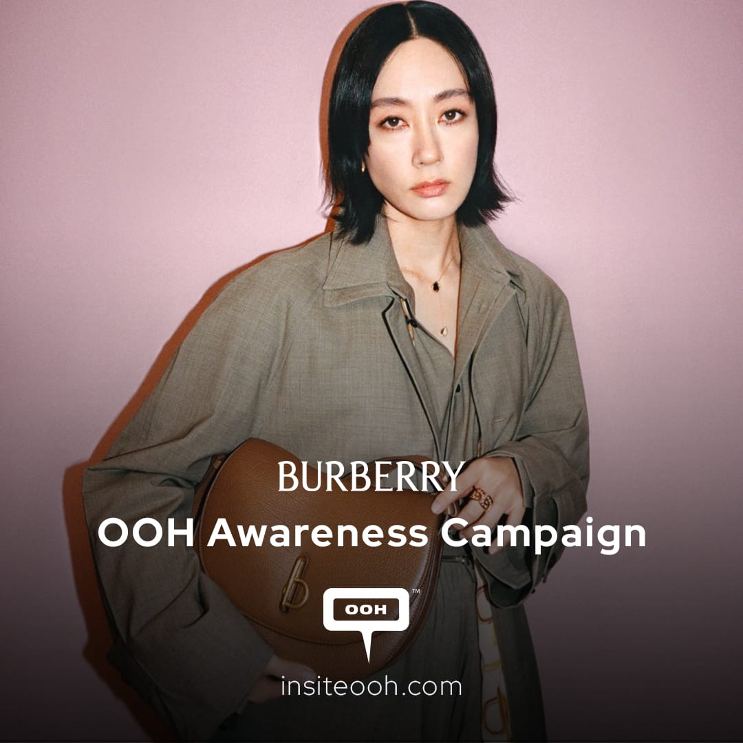 Asami Mizukawa and Nora Attal Shine In Burberry’s Dubai DOOH for The Rocking Horse Bag