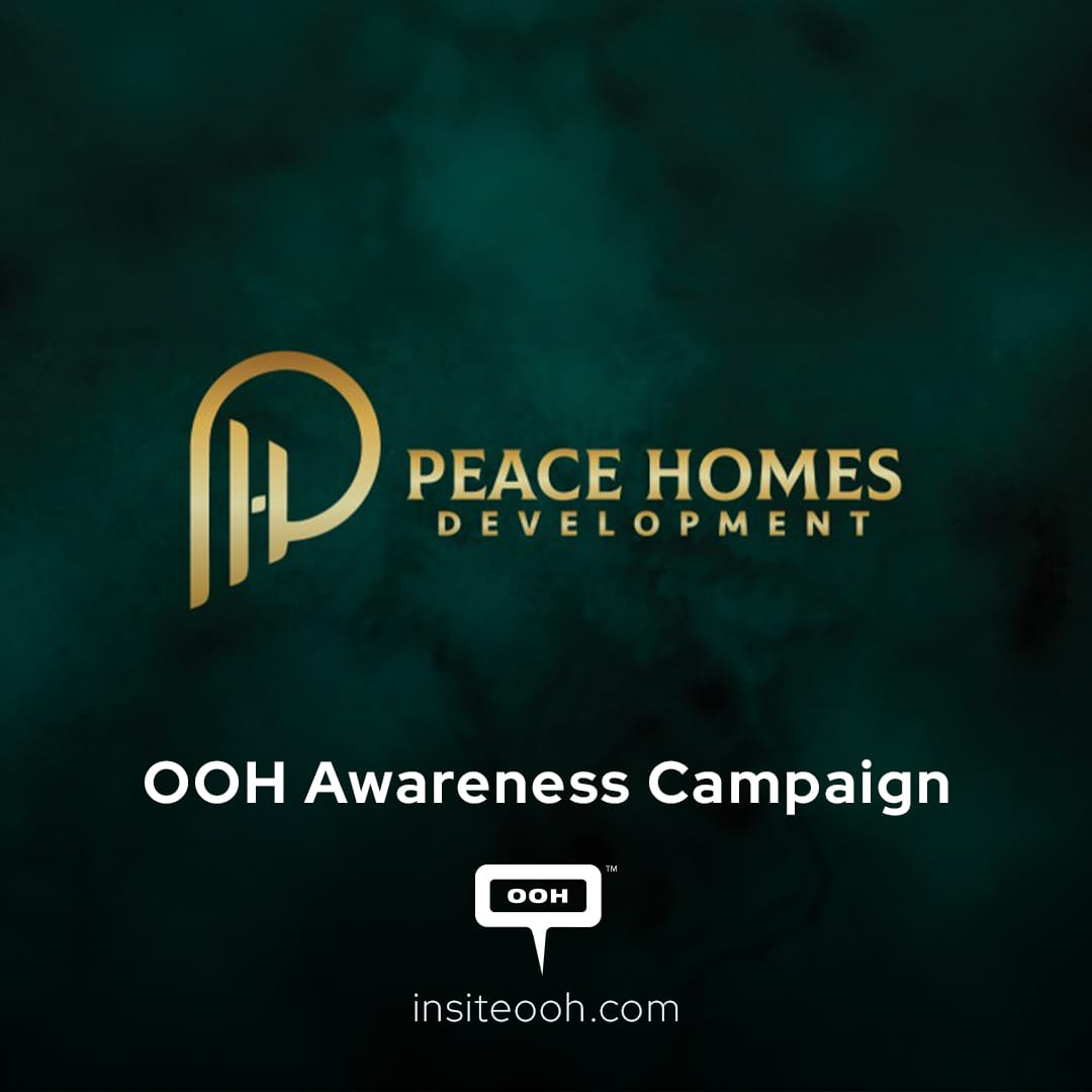 UAE's OOH Showcased Peace Lagoons by Peace Home Development