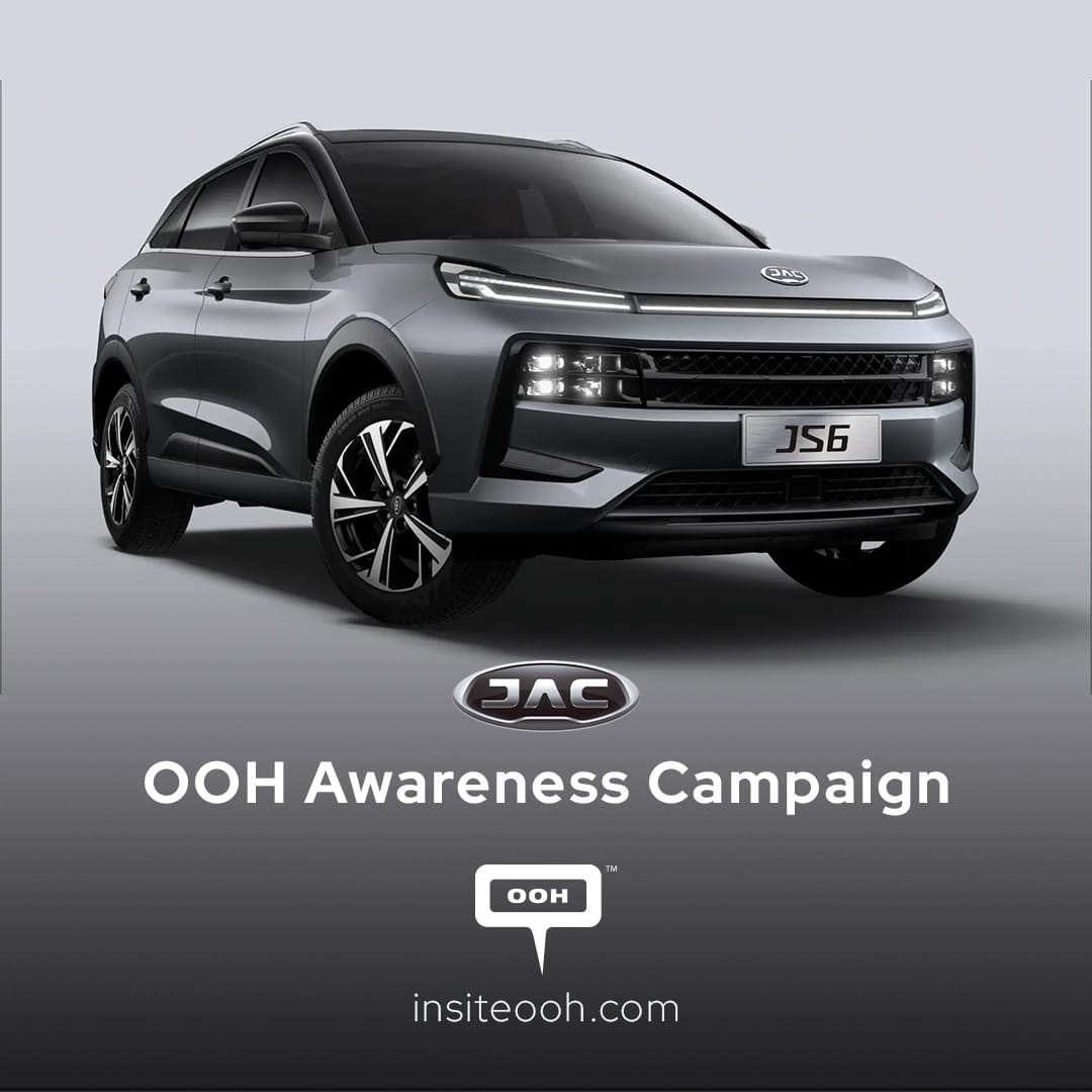 JAC Did it Again! The All-NEW Flagship SUV JS6 on UAE's OOH