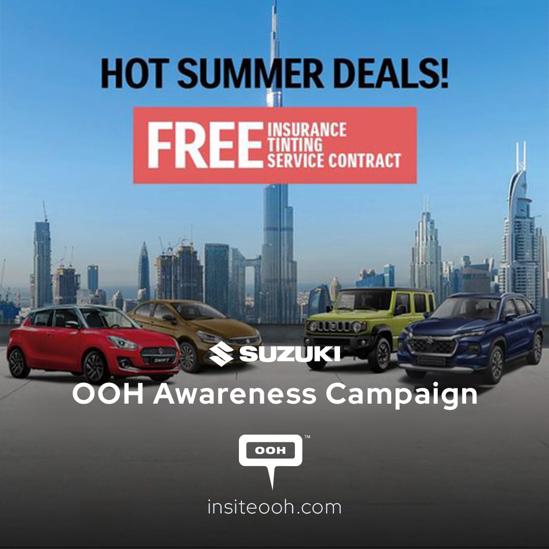 Suzuki Marine Is Offering Summer Celebration Of Savings on Dubai's OOH