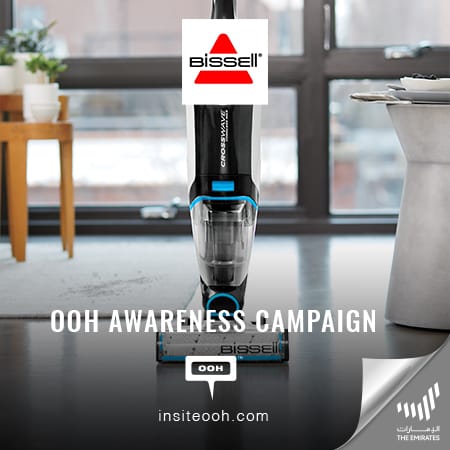 Bissell showcases its Crosswave cleaner's unique features on Dubai's billboards