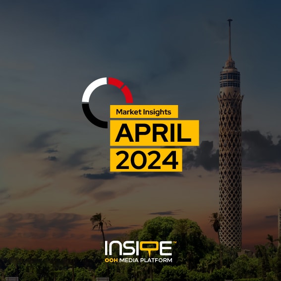 Cairo's OOH Market Insights Data for April 2024, Top 5 Industries Leaded by Real Estate Sector