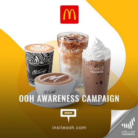 McDonald’s UAE serves “Great coffee. Simple” in an OOH campaign for McCafé