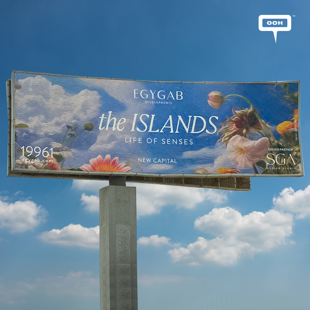 EGYGAB's Islands Floral OOH Advertising Campaign Is Full of Senses!