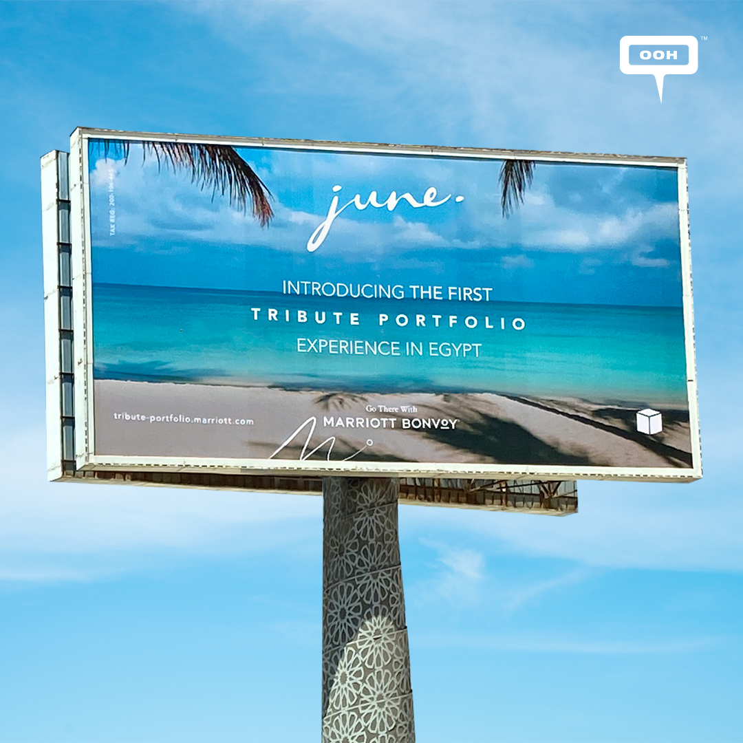 Billboards to Invite you to Have the Tribute Portfolio in Egypt by June North Coast