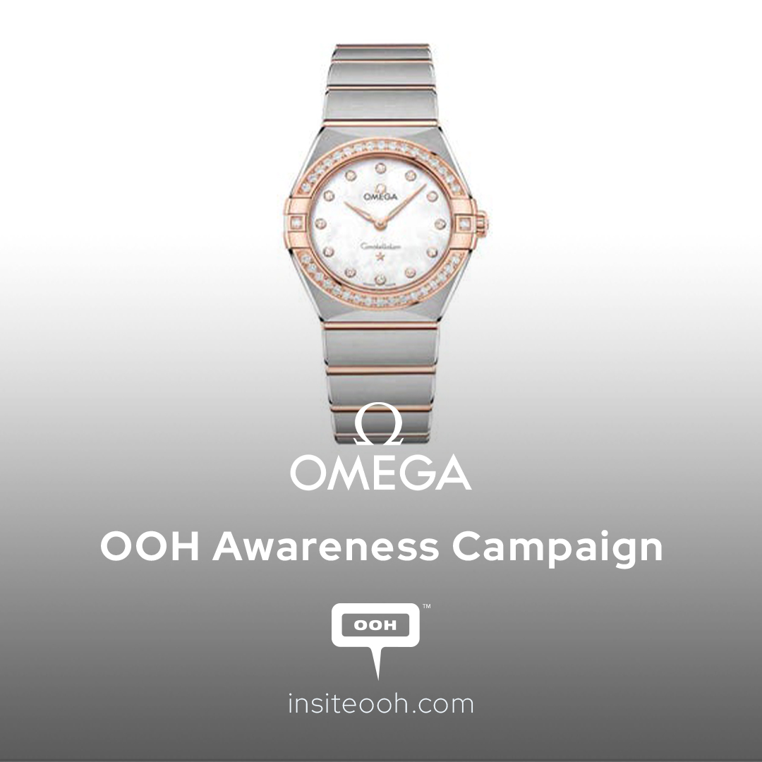 Kaia Gerber & Liu Shishi Fierce Appearance on OOH to Showcase the Omega Constellation Watch