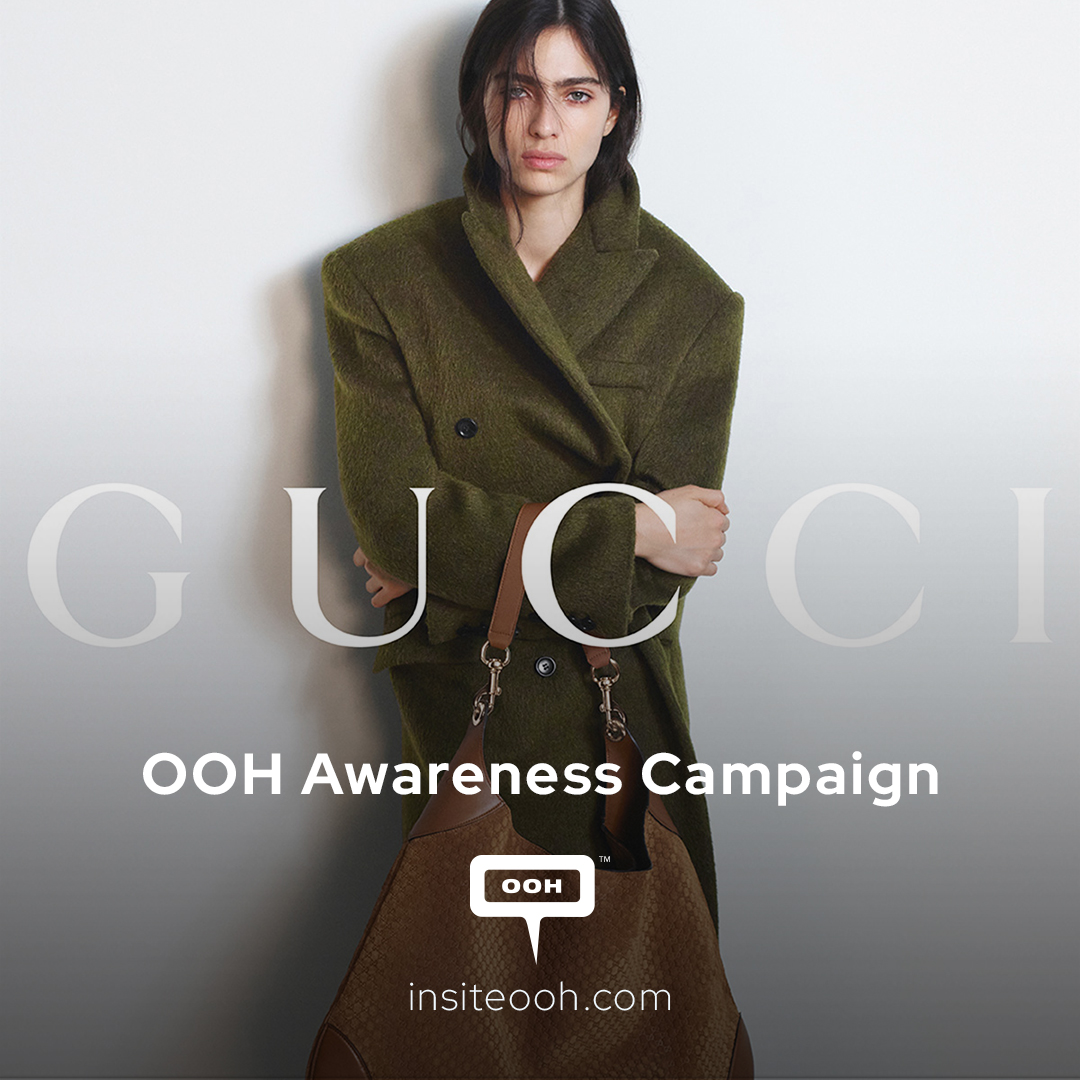 Gucci Presents the Fall Winter 2024 Campaign Starring Loli Bahia on Dubai’s D/OOH