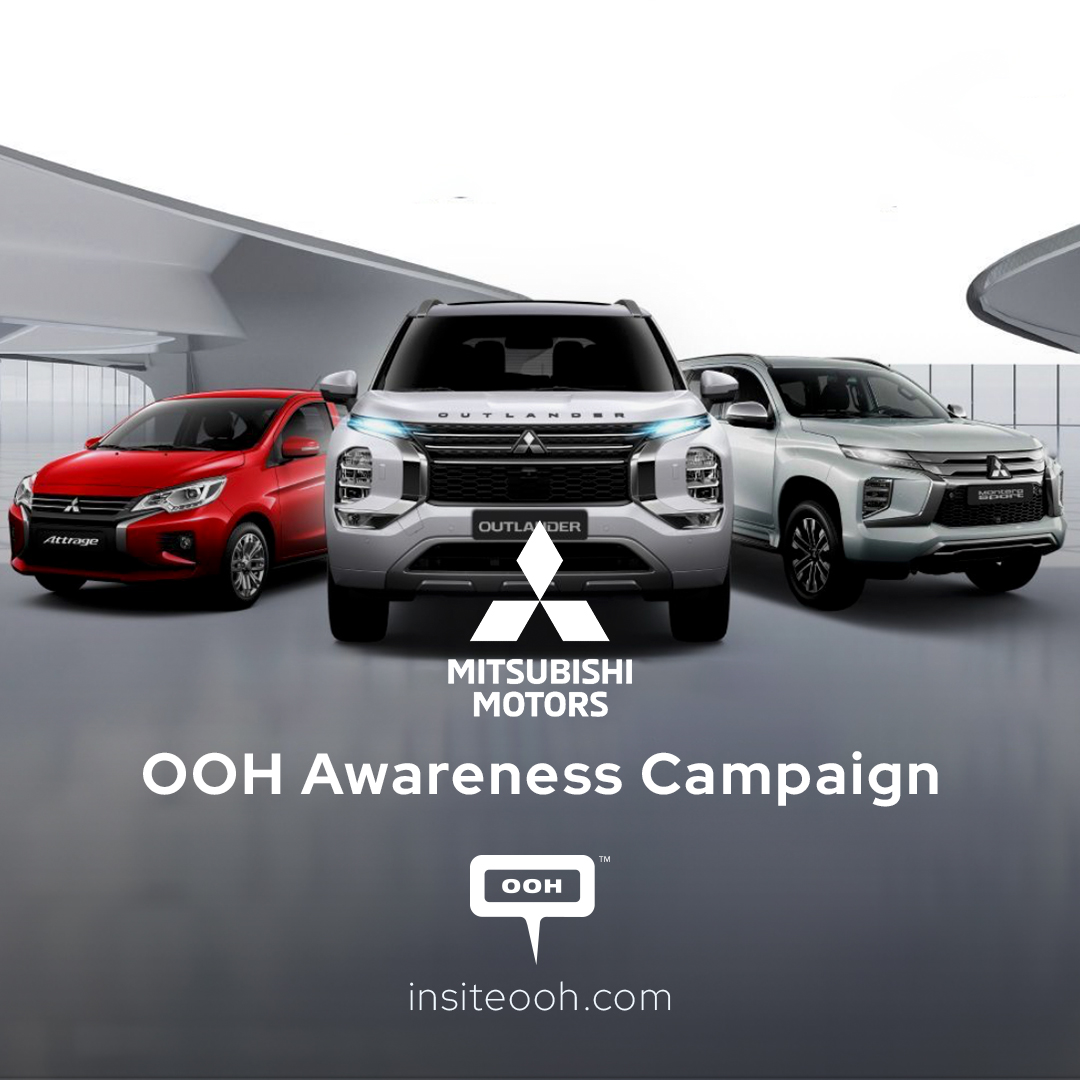 Mitsubishi Motors Flexible Down Payment Offer, prominences on UAE’s Out-of-Home Billboards