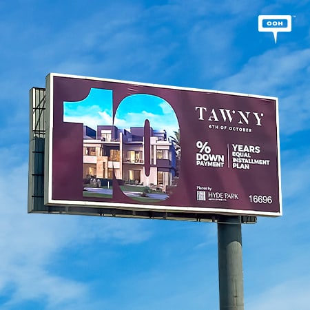 Hyde Park Developments promotes Tawny on Cairo's billboards