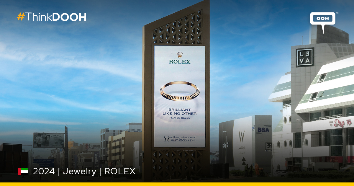 Rolex Brilliant Crafting Details Showcased over Dubai's DOOH - INSITE ...