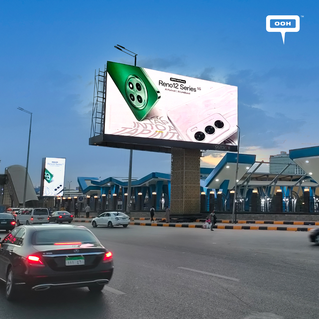 The Newest Oppo Phone, Reno 12 5G Placed Gracefully on OOH