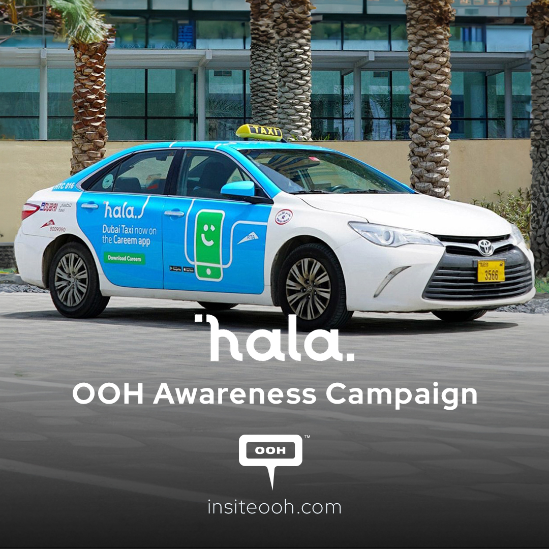 Hala Collaborates With Careem Promoting Convenient RAKTA Taxi Rides in Ras Al Khaimah on D/OOH