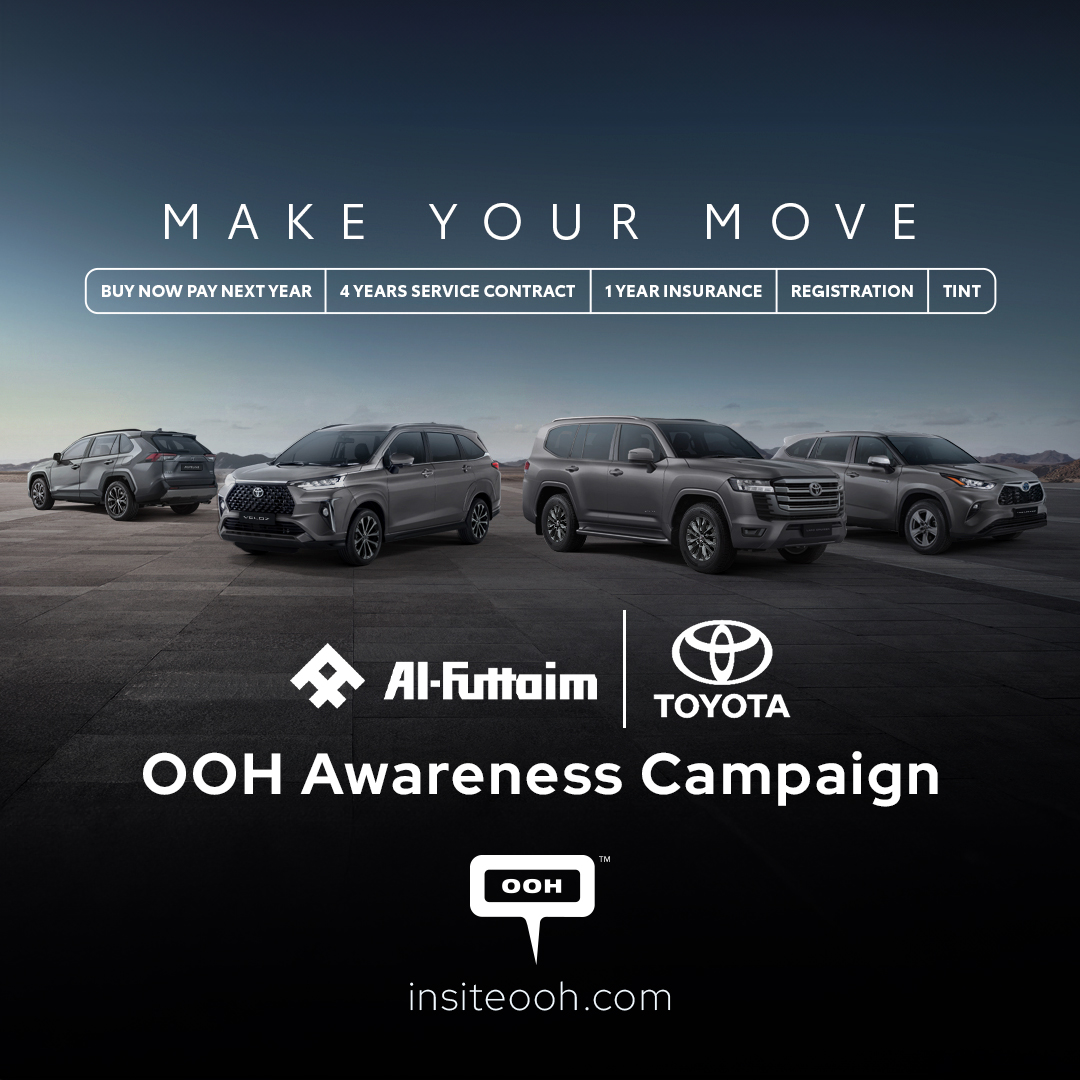 Toyota Is Waiting for Your Move! Billboards to Encourage Audience